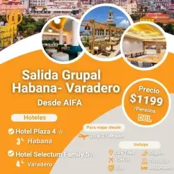 promocional salida grupal cuba