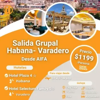 promocional salida grupal cuba