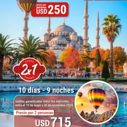 promocional Turquía 2x1