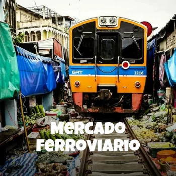 Tailandia entre Budas y Sonrisas - Mercado ferroviario